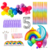 Combo Cumpleaños Kit Globos Arcoíris Decoración - tienda online