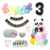 Combo Cumpleaños Kit Globos Panda Arcoíris Decoración en internet