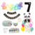 Combo Cumpleaños Kit Globos Panda Arcoíris Decoración