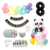 Combo Cumpleaños Kit Globos Panda Arcoíris Decoración - comprar online