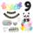 Combo Cumpleaños Kit Globos Panda Arcoíris Decoración en internet