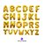 Globo Letras Metalizadas Medianas 0,70cm - comprar online