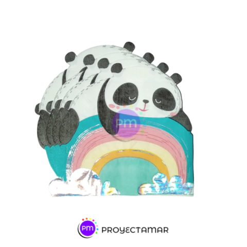 Servilleta Temática Oso Panda x12