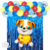 Kit Combo Paw Patrol Rubble Azul Deco Cumpleaños