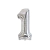 Globo Número Grande Plateado 40" en internet
