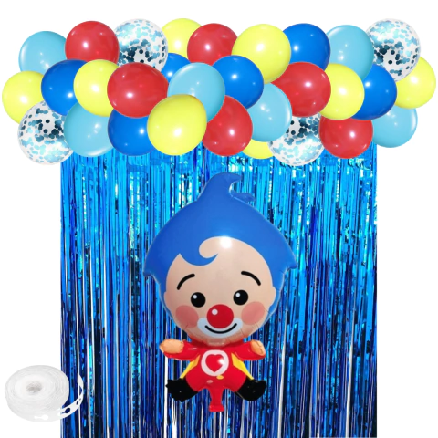 Kit Combo Payaso Plim Plim Deco Cumpleaños