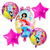 Blister Set de 5 Globos Temática Princesas