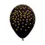 Globos Diseño Confetti Dorado Sempertex x5