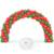 Kit Arco 100 Globos Rojo y Verde Eucalipto