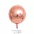 Globo Metalizado Orbz Rosa Gold 32"