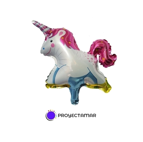 Globo Unicornio Paleta Cuerpo 12"