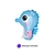 Globo Caballito de Mar Mamá y Bebe Cuerpo 24" - comprar online