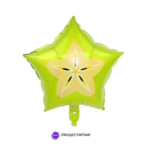 Globo Fruta Vainilla Estrella 18"