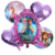 Set Globos Cumpleaños Fiesta Frozen Violeta