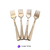 Tenedor de Plástico Símil Metálicas x1 - comprar online