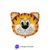 Globo Animales Paleta 14" - comprar online