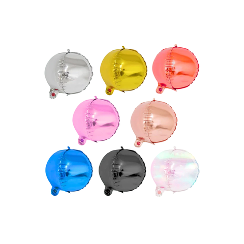 Globo Orbz Metalizadas 10" x5 Unidades - comprar online