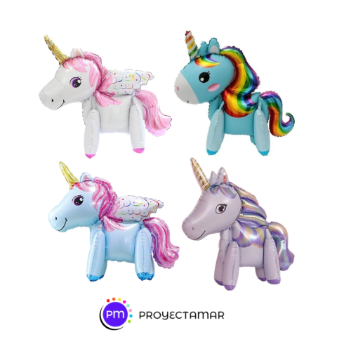 Globo Unicornio 4D 22"