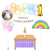 Combo Cumpleaños Kit Globos Unicornio Premium - comprar online