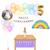 Imagen de Combo Cumpleaños Kit Globos Unicornio Premium