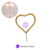 Velas Corazón Sparkler x1 - comprar online