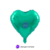 Globo Corazon Metalizado 18" - PROYECTAMAR
