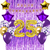 Combo Cumpleaños Globos Temática Violeta Dorado - comprar online