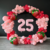 Combo Decoracion Garland de Globos Frutilla con Numeros