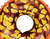 Globo Metalizado Dona Mordida Chocolate 24" - comprar online