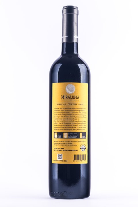 Miraluna Malbec en internet