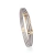 Bracelete masculino Triple Shine em aço inox com terminais folheados a ouro 18k – joia sofisticada, moderna e exclusiva da Coleção Latitude.