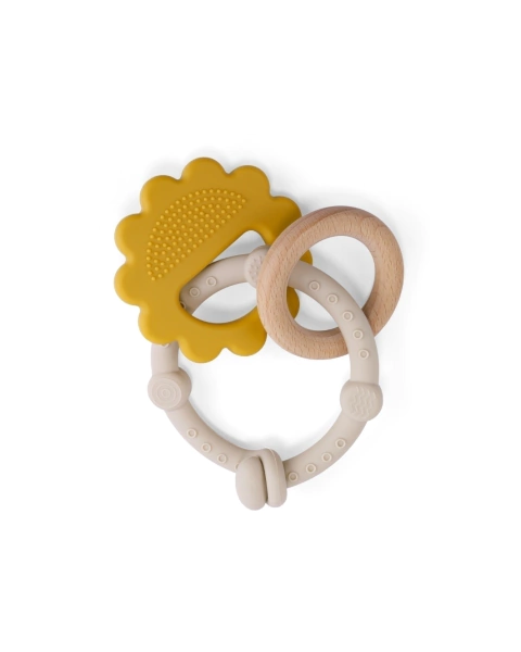 mordillos Netta y Chipirú de silicona para bebés – sensoriales y seguros