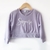 Blusa de plush infantil menina personalida
