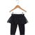 Calça legging básica com tutu preta