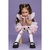 Vestido Tutu Coelhinha branco e rosa tule com brilho - Páscoa - loja online