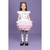 Imagem do Vestido Tutu Coelhinha branco e rosa tule com brilho - Páscoa