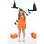 Vestido de Tutu July Laranja na internet