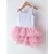 Vestido Tutu Bicolor - Branco e Rosa na internet