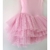 Vestido Tutu Bia rosa manga e saia - Tule com brilho