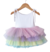 Vestido de Tutu Rainbow