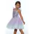 Vestido Ísis em Paetê saia em camadas - Lilás - comprar online