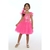Vestido Ísis em Paetê saia em camadas - Pink