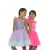 Vestido Ísis em Paetê saia em camadas - Lilás - Tutus Lovers