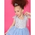 Vestido Sophie em paetê Prata e Azul - Coleção Shine - loja online