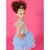 Vestido Sophie em paetê Prata e Azul - Coleção Shine - Tutus Lovers