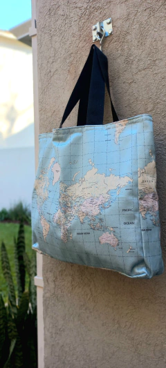Bolso mapamundi - Mi viajerita