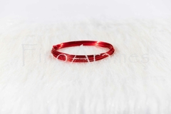 ARAME DE ALUMÍNIO LISO 0.7MM - VERMELHO