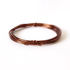 ARAME DE ALUMÍNIO LISO 0.7MM - MARROM - comprar online