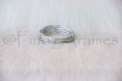 ARAME DE ALUMÍNIO 2.0MM COM 5 METROS - PRATA