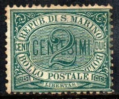 00027 San Marino 1 Numeral N